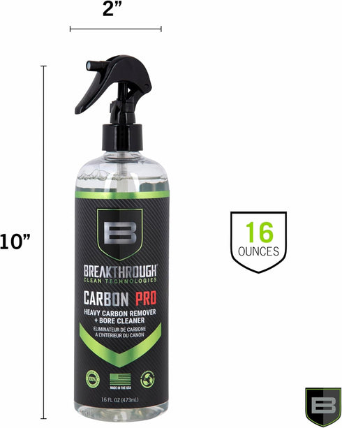 16oz Breakthrough Clean Technologies Clean Heavy Carbon Remover - Gun Barrel and Bore Cleaner - All Purpose Degreaser