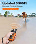 Bousnic Dog Shock Collar - 3300Ft Training Collar with Remote for 5-120lbs Dogs, Rechargeable Waterproof