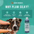 3 16oz Nature's Specialties Plum Silky Ultra Concentrated Dog Shampoo Conditioner, Makes up to Gallons, Natural Choice