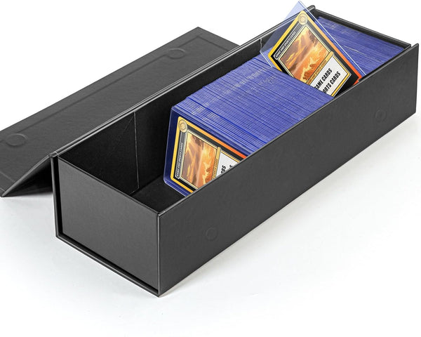 Trading Card Storage Box, Holds 900+ Sport Cards or 200 Top Loaders, Fits Football, Basketball, Hockey, Gaming Cards