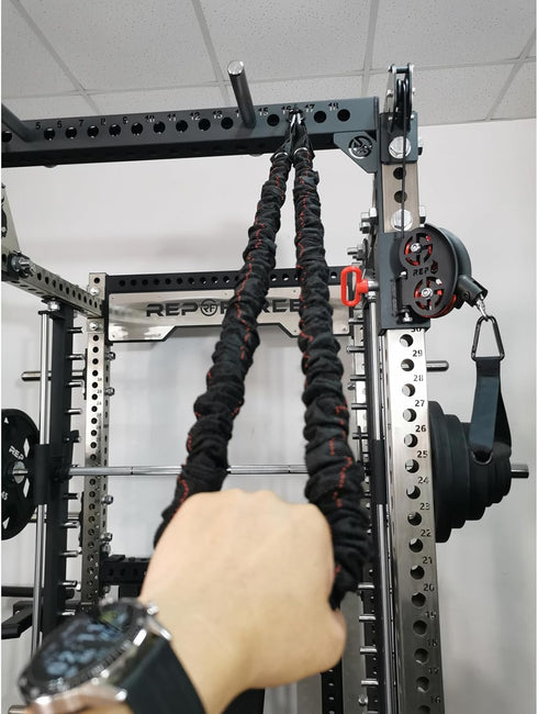 Power Cage Squat Rack, Home Gym Accessories, Squat Rack for Fitness Equipment, Fits on 3X3 Rack Attachments