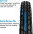 SOGIME 12.5 x 2.25 Tire Inner Tube, 12 1/2 x 2 1/4 E-Bike Tire and Tube with Angled Valve Stem, Black 2 Pack