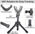 360 Portable Shooting Tripod with Rotating & Removable V Yoke - Adjustable Height Rifle Rest Stand for Hunting, Target