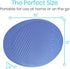 Vive Oval Balance Pad, Wobble Cushion for Physical Therapy, Soft Stability Trainer for Workouts and Yoga