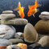 20lbs Natural River Rocks, 3"-4" Premium Pebbles for Fish Tank, Garden, and Landscape Design