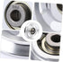 YARNOW 4pcs Aluminum Alloy Pulley Exercise Wheel, Cable Pulley Attachments for Home Gym Replacement Parts