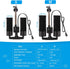 2 1 AQQA Aquarium Sponge Water Filter, Power Driven Double Biochemical Filter, Quiet Submersible Foam Filter with Extra