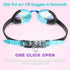 Keary Kids Swim Goggles for Toddler Youth (3-12), Anti-Fog Waterproof Clear Vision