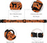 Lionet Paws Halloween Dog Collar with Bowtie - Cute Adjustable Cotton Fall Bowtie Collar for Small Medium Large Dogs