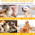 Generic 4Pcs Set 360 Dog Bath Brush Non-Slip Shampoo Brush Anti-Slip Adjustable Massage Scrubber Silicone Bristles
