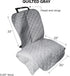 Furhaven Universal Quilted Water-Resistant Car Seat Protector - Gray, One Size