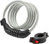 Schwinn Combination Bike Lock, Braided Steel Cable, 6 feet x 12 mm, Black, Security Level 3