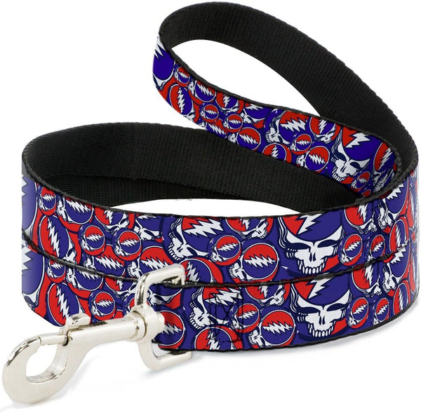 Dog Collar with Seatbelt Buckle, 6 Feet Long - 1" Wide