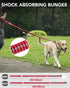 Joytale Tactical Dog Leash, Heavy Duty, 4-6FT Shock Absorbing Bungee with 2 Padded Handles, No Pull with Quick Release