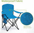 300lbs Folding Camping Chair with Cup Holder & Side Storage Bag Capacity Lightweight High Back Portable for Beach