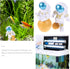 Mipcase 2pcs Fish Tank Landscaping Ornaments, Spaceman Toy Sculpture for Aquarium Decor