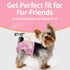Hole(Pink,36XS) Pet Soft Dog Diapers Female, Disposable Female Dog Diaper, Doggie Diapers for Cat Puppy with Adjustable