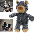 2023 New Indestructible Robust Bear Dog Toy, Squeaky Plush for Heavy Chewers (A-Navy)