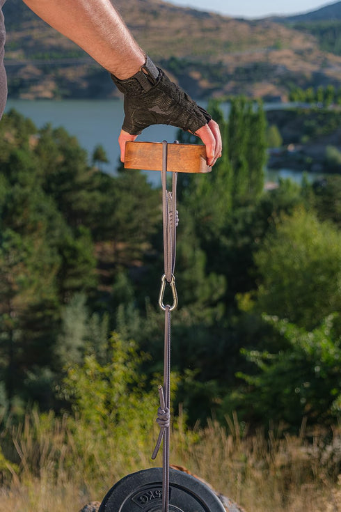 Portable Hangboard for Rock Climbing Holds, Fingerboard Trainer for Grip Strength, Home Gym Fitness Equipment