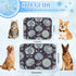 Generic 28" X22" Dog Cooling Mat Indoor Ice Silk Cooling Matts for Dogs Peacock Pattern Bed for Small Dogs Washable Pad