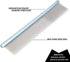 Metal Dog Grooming Comb for Shedding Tangles - Long Wide Tooth Pet Comb for Poodles and Goldendoodles Dematting (7.5
