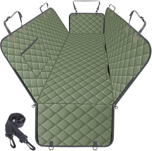 NECKORY Waterproof Dog Car Seat Cover for Back Seat - Durable, Scratch