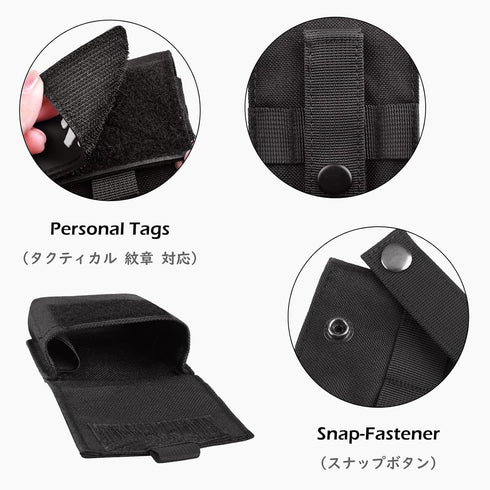 TRIWONDER Tactical Cigarette Pouch, Molle Small Military Bag for Battery and Cigarette Case with Lighter Slot