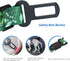 Hotsky Heavy Duty Tactical Bungee Dog Leash with Car Seat Belt and Double Handle for Medium Large Dogs, 4-6ft, Green