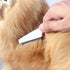Pet Hair Comb, Multifunctional Flea Comb for Dog and Cat, 2 in 1 Grooming Tool for Face and Paws