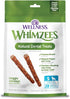Wellness WHIMZEES Veggie Sausage Dog Dental Treat, Chews, Freshens Breath, Small Size,