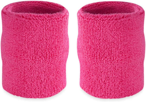 Suddora Arm Sweatbands - Absorbent and Breathable Thick Cotton Bands for Gym, Basketball, Multiuse