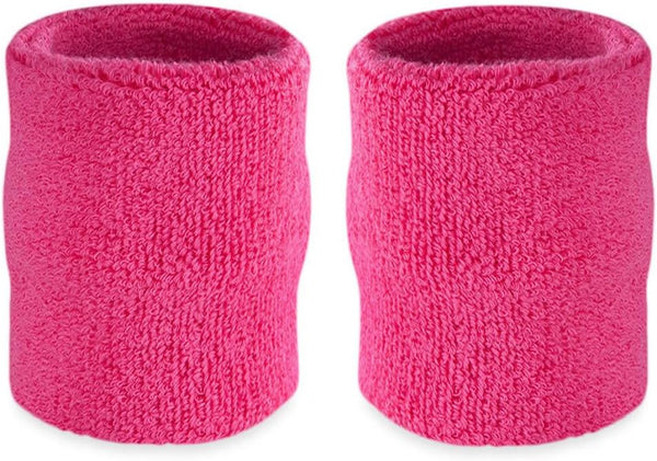 Suddora Arm Sweatbands - Absorbent and Breathable Thick Cotton Bands for Gym, Basketball, Multiuse