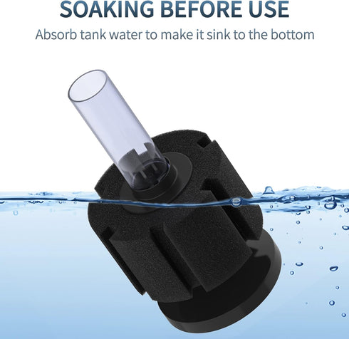 Pawfly Quiet Bio Sponge Filter for Betta Fry, Shrimp & Small Fish | 3 Pack for Fish Tank up to 30 Gallons
