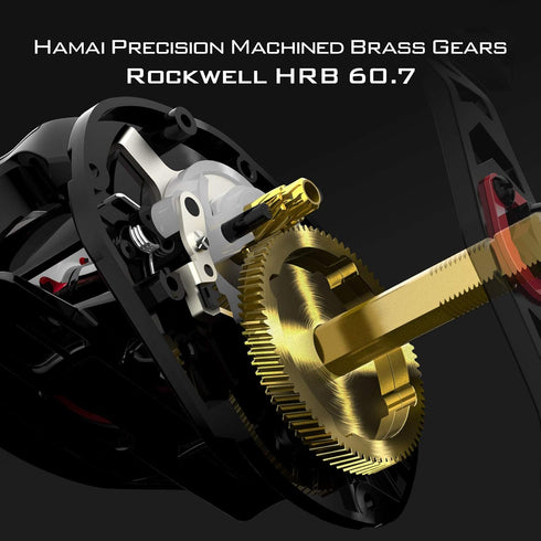 KastKing Royale Legend II Baitcasting Reel, Compact Design, 17.64LB Carbon Fiber Drag, 8 Magnet Braking System