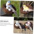 12pcs Country Alipis Style Rattan Bird Nest Decor Lifelike Artificial Nesting for Home Table Garden Decoration