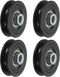 PATIKIL Universal Bearing Pulley Wheel 60mm/2.4", 4 Pack Nylon Bearing Pulley Wheel for Gym Equipment Part Cable Machine