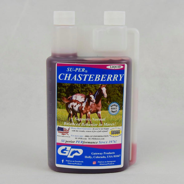 SU-PER Chasteberry Supplement for Horses - Supports Hormone Regulation & Healthy Pituitary