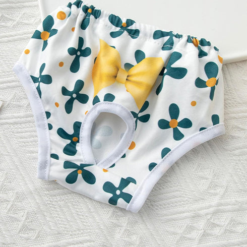 hejhncii Washable Female Dog Diapers No Leaks Diaper for Female Cats in Period Protective Hygienically Underpants Pet