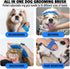 Dog Grooming Brush, Pet Shampoo Bath Brush with Adjustable Ring Handle for Long & Short Haired Dogs, 2pcs