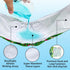 3 Pack Count, 3) Washable Male Dog Diapers: Reusable Belly Bands for Puppy - Absorbent Doggy Wraps (Dinosaur, Small
