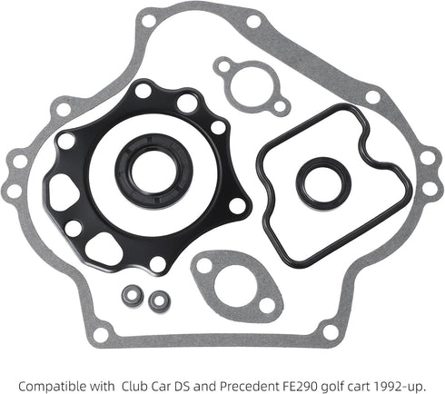 Roykaw Golf Cart Gaskets and Seals Rebuild Kit | Compatible with Club Car DS/Precedent 1992-up FE290 Engine Gas Models