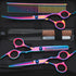 7 in 1 Dog Grooming Scissors Set, Pet Grooming Shears Dog Scissors Stainless Steel Straight & Thinning & Curved Shears Grooming Scissors for Dogs and Cats by Wisecoco