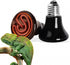 50w Reptile Heat Lamp Bulb 2 Pack, Infrared 50 Watt Ceramic Heat Emitter for Brooder Coop, No Light (Black)