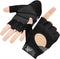 BEAST RAGE Fingerless Weight Lifting Gloves with Palm Protection Padding, Breathable Lightweight