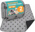 FUWERY Washable Pee Pads for Dogs ,30"X34", Thick Heavy Absorbency Reusable, Prevent