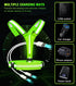 LED Reflective Vest Running Gear Set, USB Rechargeable Light Up Running Vest for Night Walking with Waterproof Phone