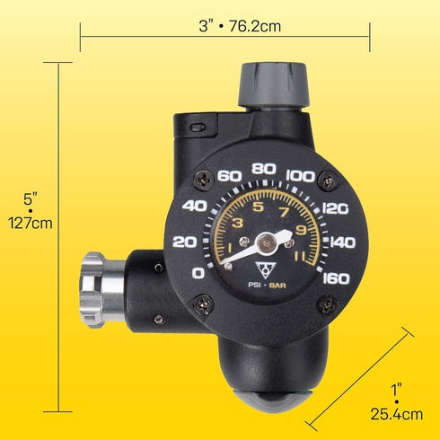 Topeak AirBooster G2 CO2 Inflator and Gauge - One Color, One Size, Black