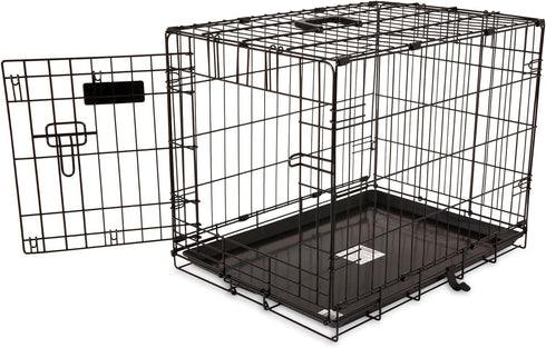 Precision Pet Products One Door Provalue Wire Dog Crate, 24 Inch, For Pets 15-30 lbs, 5-Point Locking System