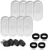 Cat Water Fountain Filters | GPOSY 16 Pack Replacement Filters for Stainless Steel 108oz/3.2L Pet Water Fountain