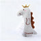 Ripitserndi Cat Toy Interactive Toy Plush Kittens Kitty Dinosaur Shaped Toy, White Cat